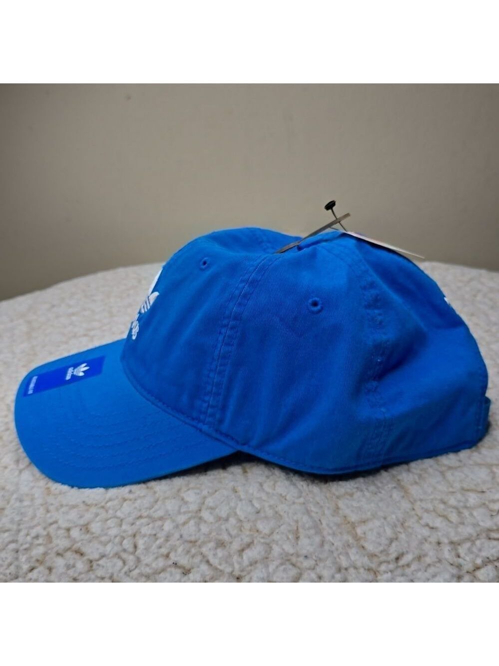 NWT Adidas Relaxed Strap-Back Hat Blue Bird OS - Picture 4 of 7